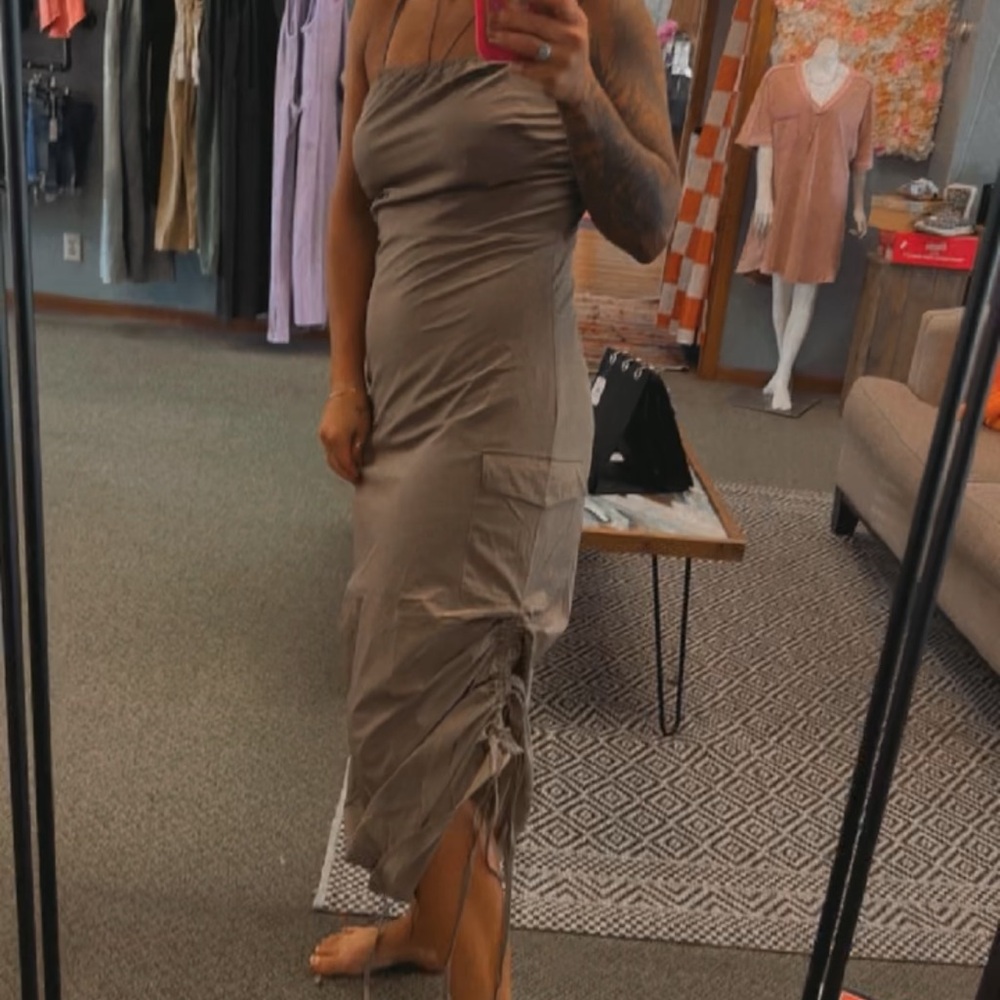 Cargo dress (oh so soft athletic material)